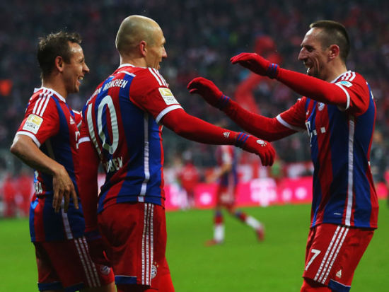  德甲第20轮焦点战拜仁与多特激战成平局  